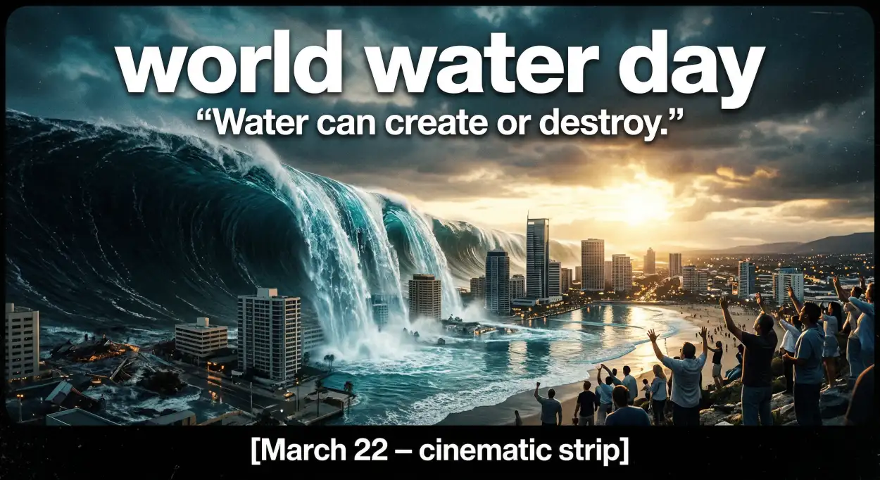 Free Download Water Awareness Ads Ideas 2026 - High Quality World Water Day 2026 Image