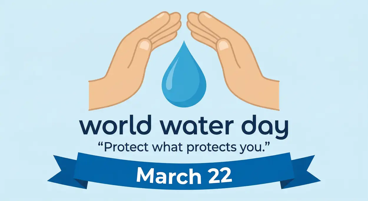 Free Download Water Conservation Awareness Post - High Quality World Water Day 2026 Image