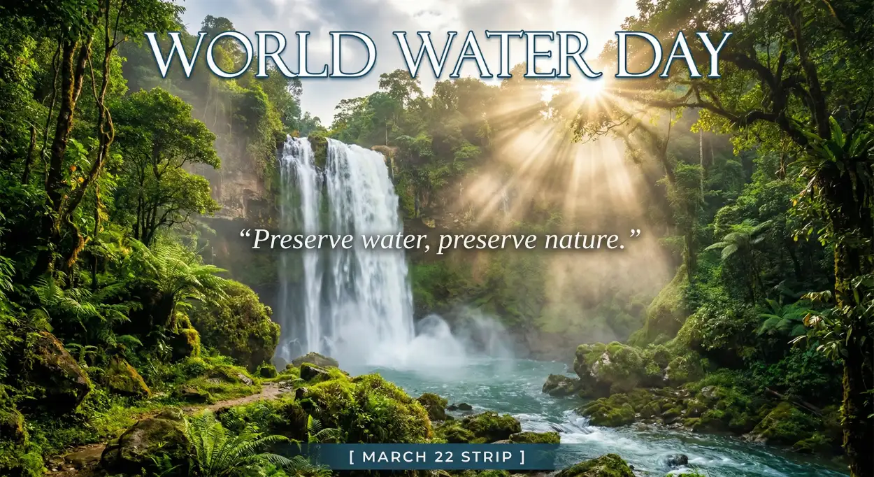 Free Download Water Conservation Speech Short - High Quality World Water Day 2026 Image