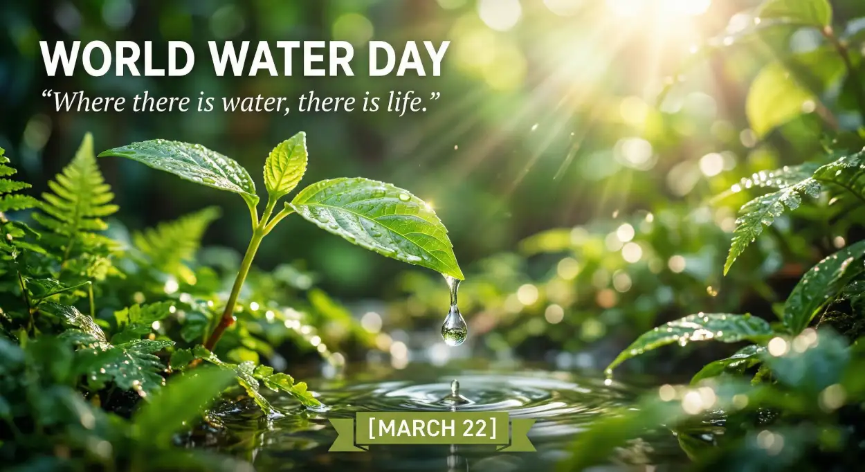 Free Download Water Day 8k Images With Quotes - High Quality World Water Day 2026 Image