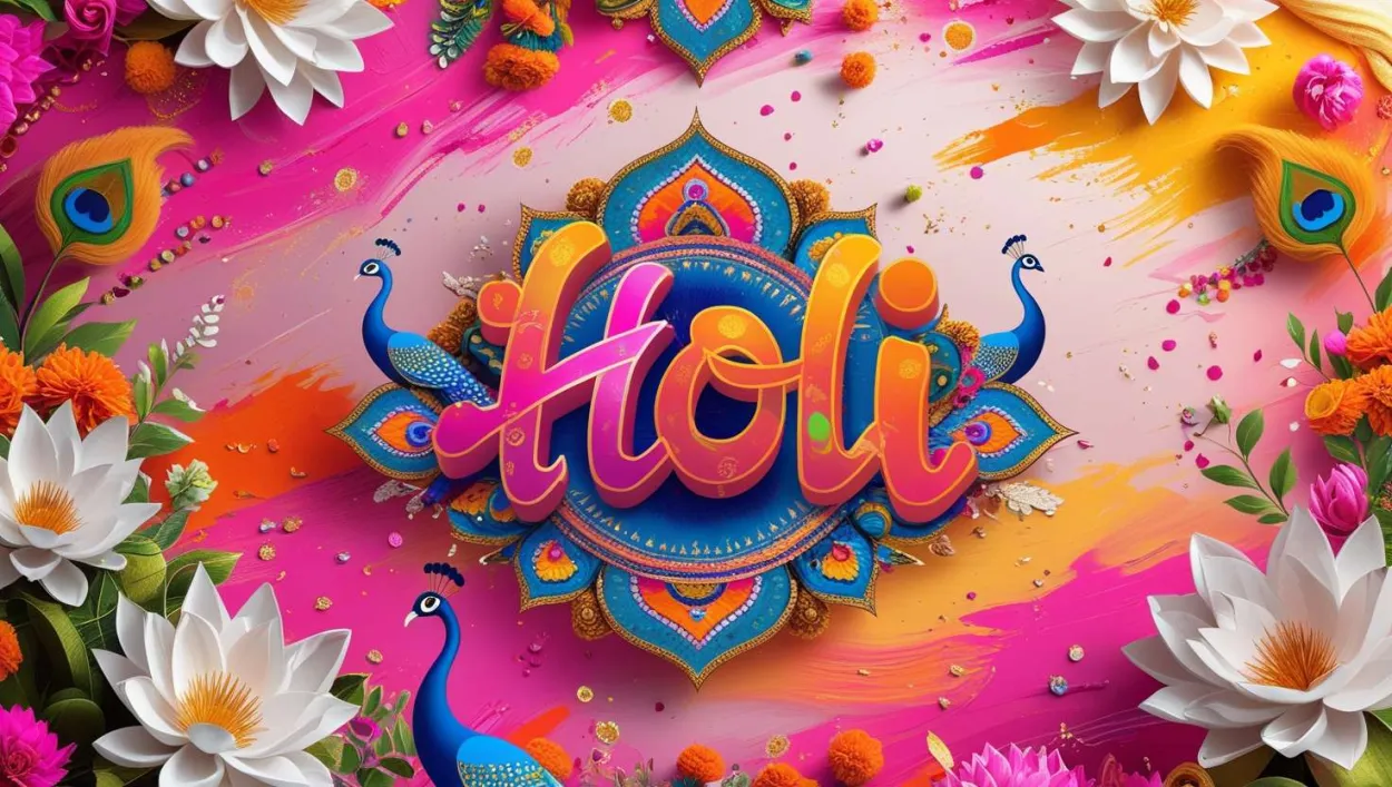Watercolor Holi Celebration Background - Royalty Free Holi Background Image | Pngmagic Free Download Watercolor Holi Celebration Background - High Quality Holi Background Background
