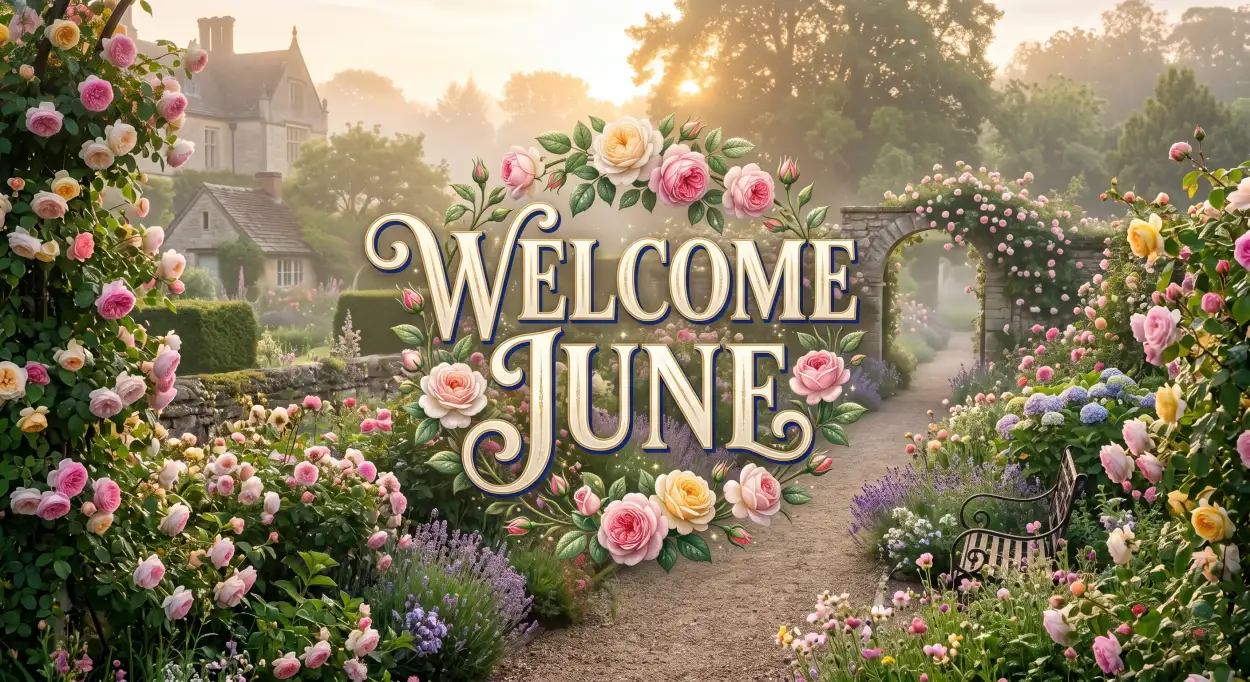 Free Download Welcome June 2026 Seasonal Social Media Banner - High Quality Welcome June Image