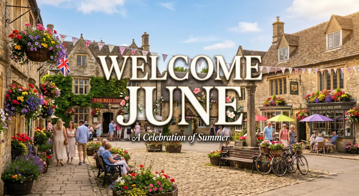 Free Download Welcome June 2026 Social Media Marketing Banner - High Quality Welcome June Image