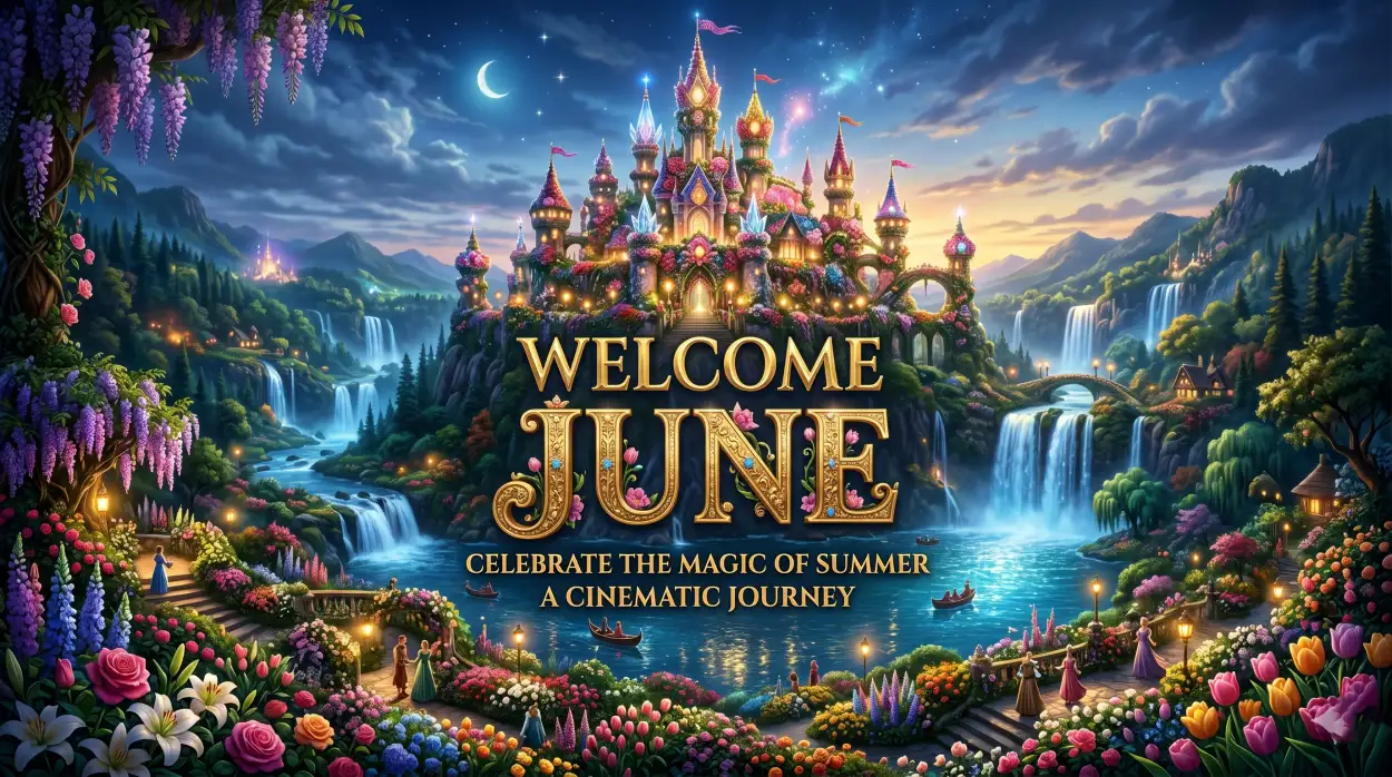 Free Download Welcome June Community Celebration Poster - High Quality Welcome June Image