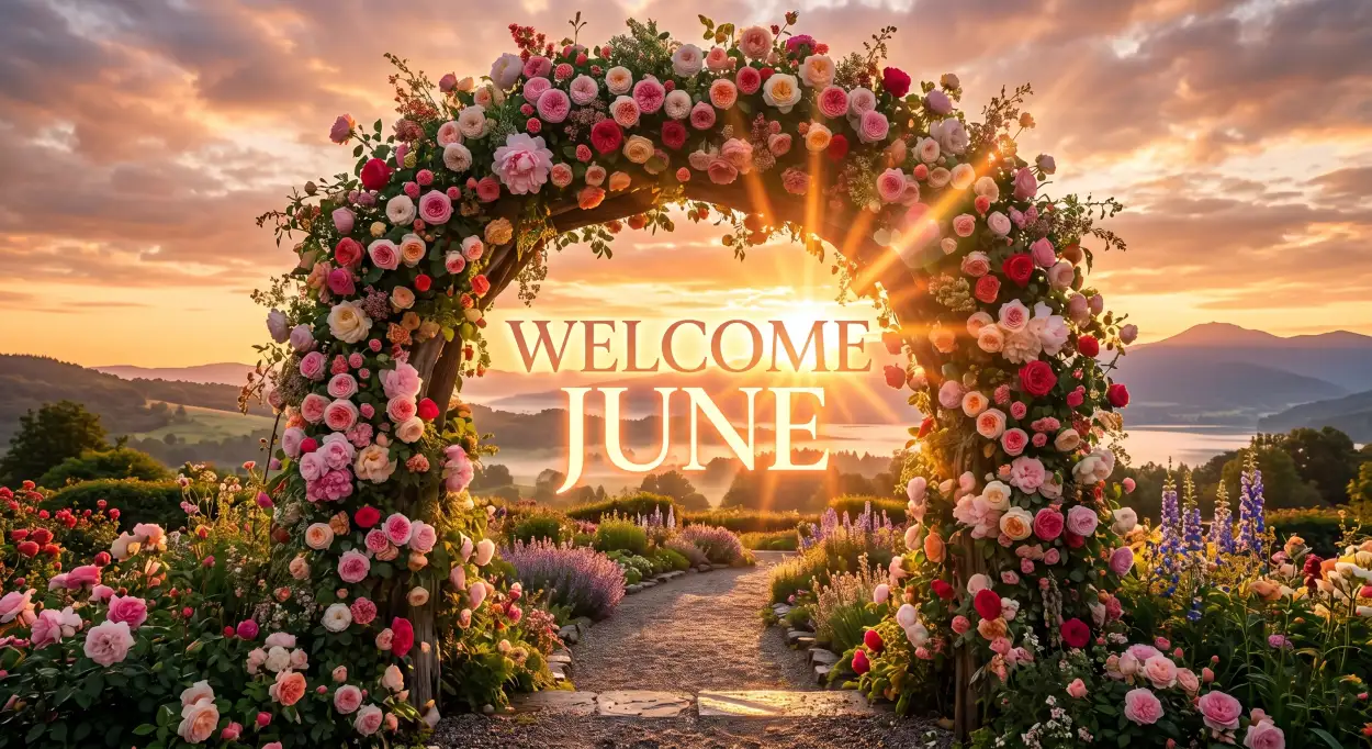 Free Download Welcome June Positive Energy Wallpaper - High Quality Welcome June Image