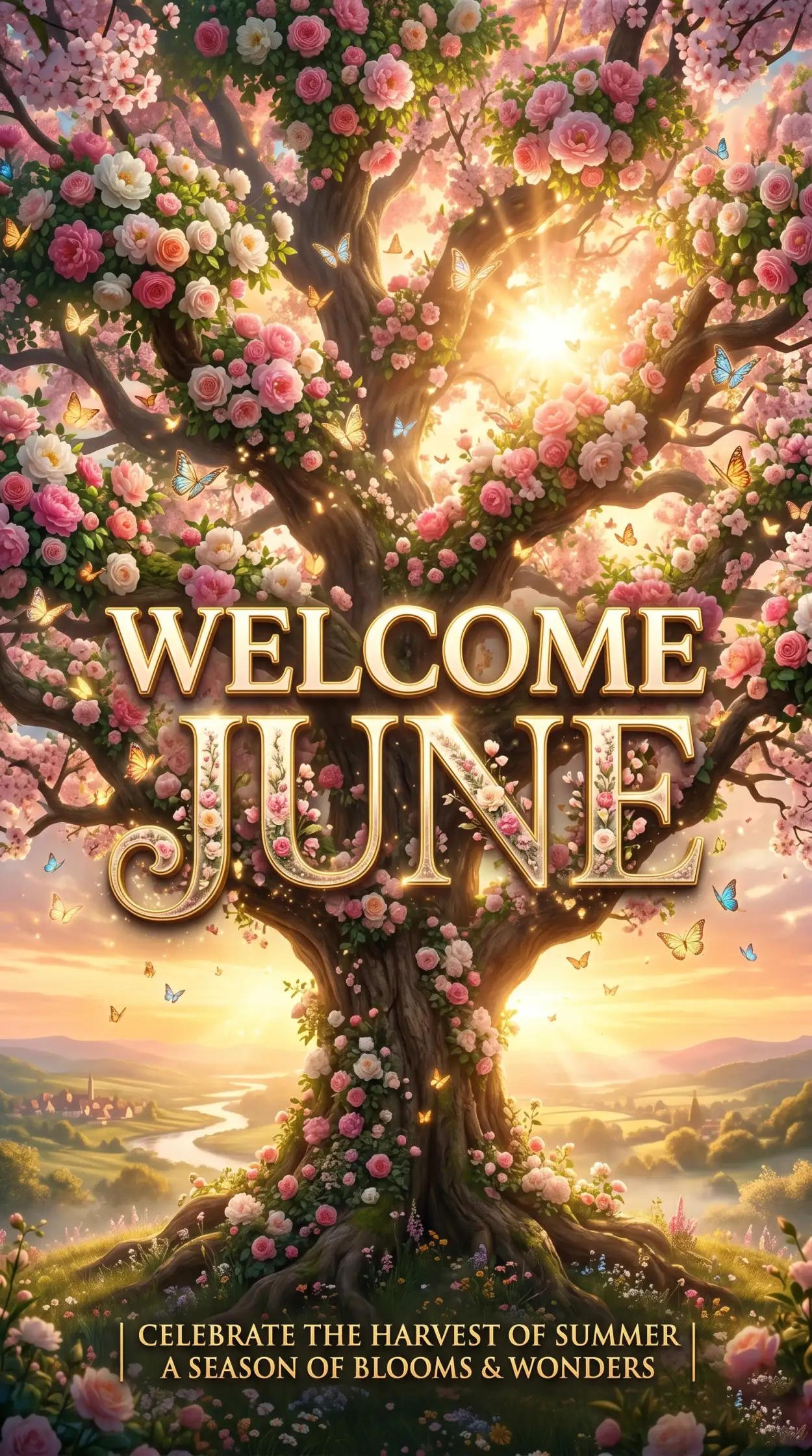 Free Download Welcome June Poster Design Images - High Quality Welcome June Image