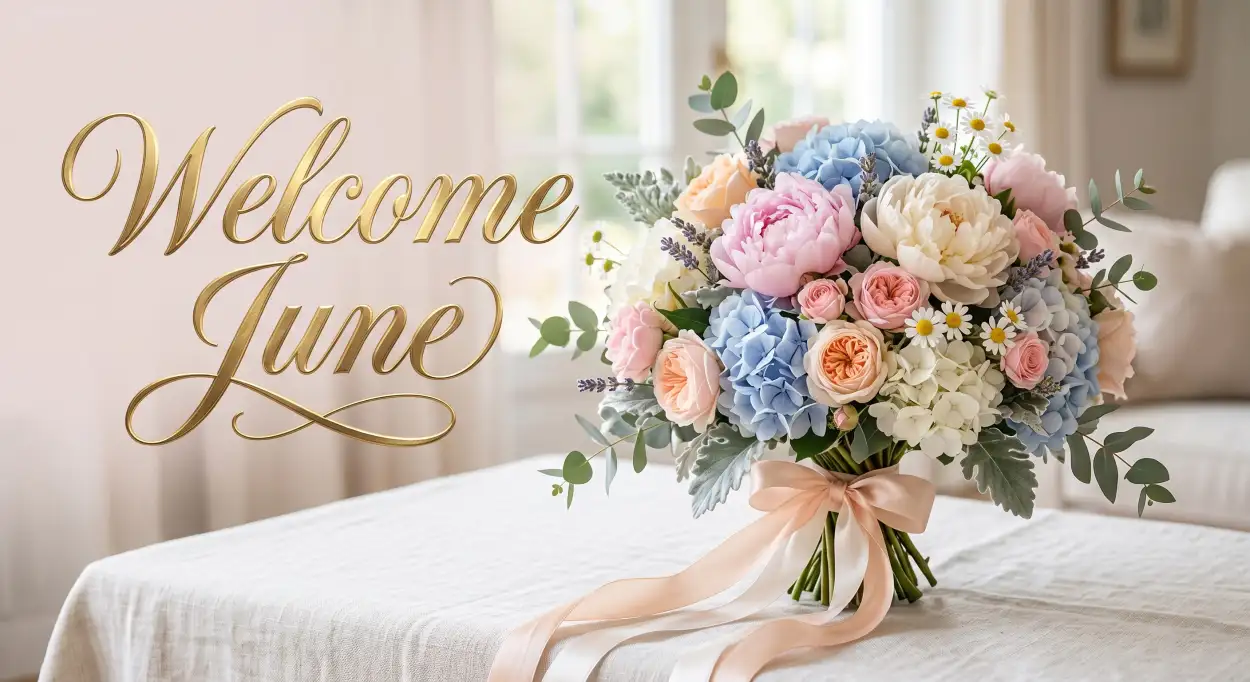 Free Download Welcome June Rose Flower Images - High Quality Welcome June Image