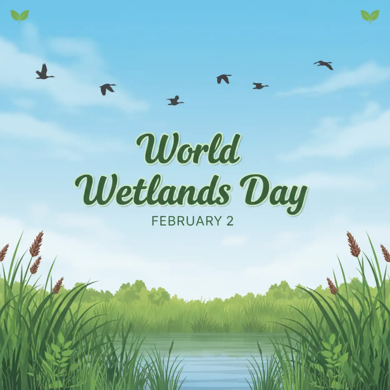 Free Download Wetlands And Wildlife Protection - High Quality World Wetlands Day Image