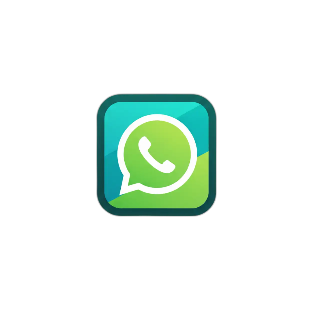 Free Download Whatsapp 3d Icon Png - High Quality Whatsapp Png Icon PNG Image