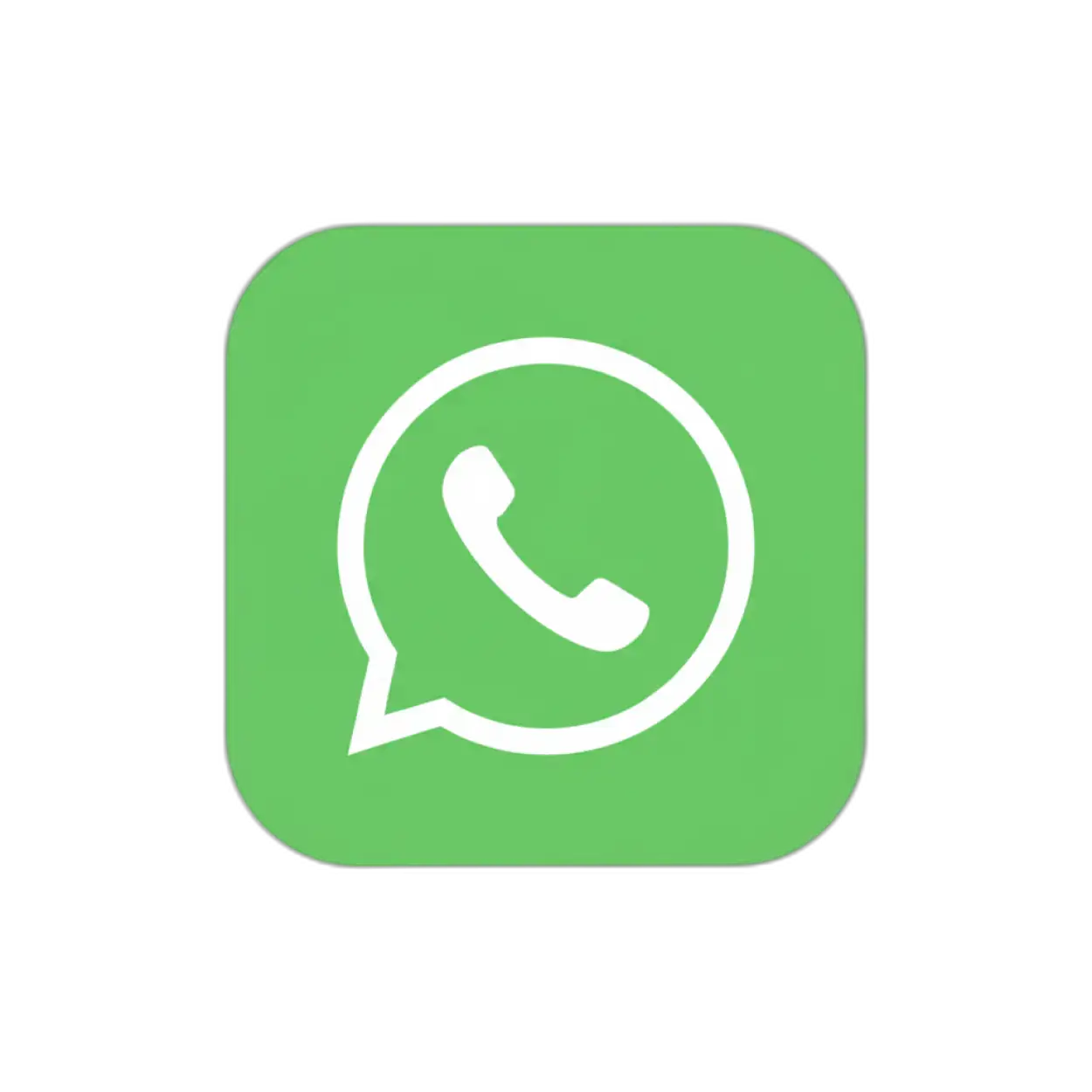 Free Download Whatsapp App Icon Png - High Quality Whatsapp Png Icon Transparent PNG
