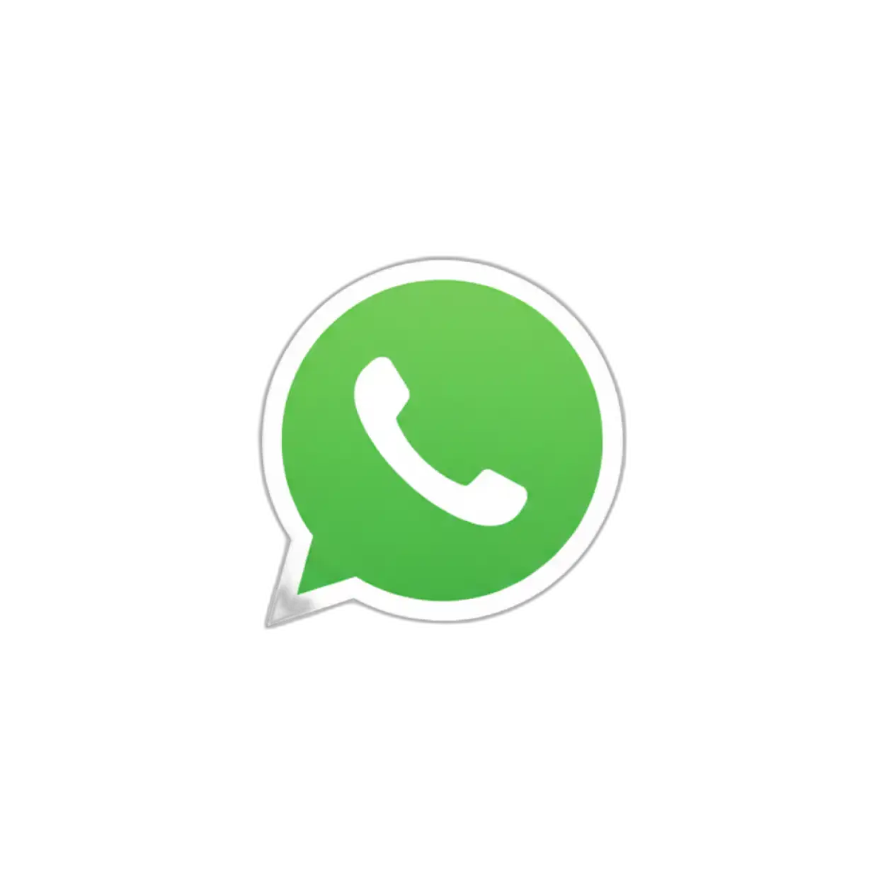 Free Download Whatsapp Glossy Icon Png - High Quality Whatsapp Png Icon Transparent PNG