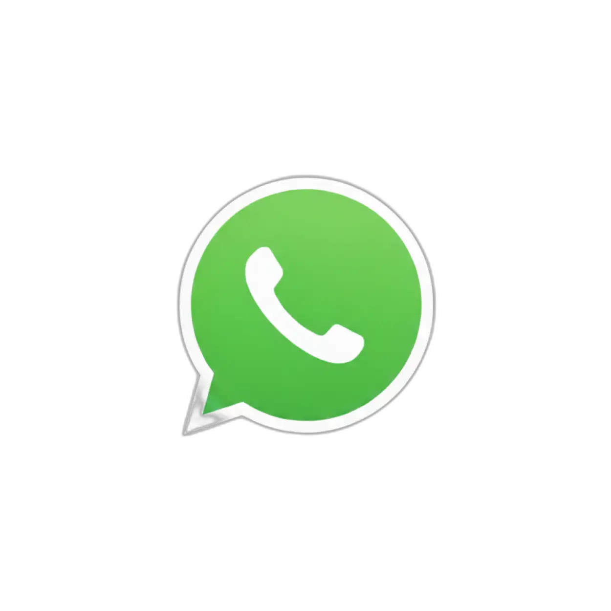 Free Download Whatsapp Png Icon Bold Style - High Quality Whatsapp Png Icon Transparent PNG