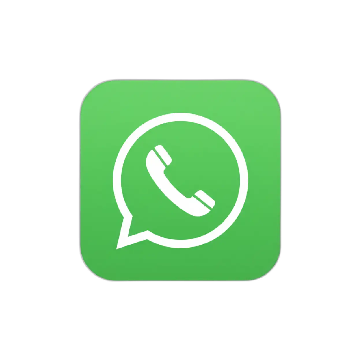 Free Download Whatsapp Png Icon For App - High Quality Whatsapp Png Icon PNG Image
