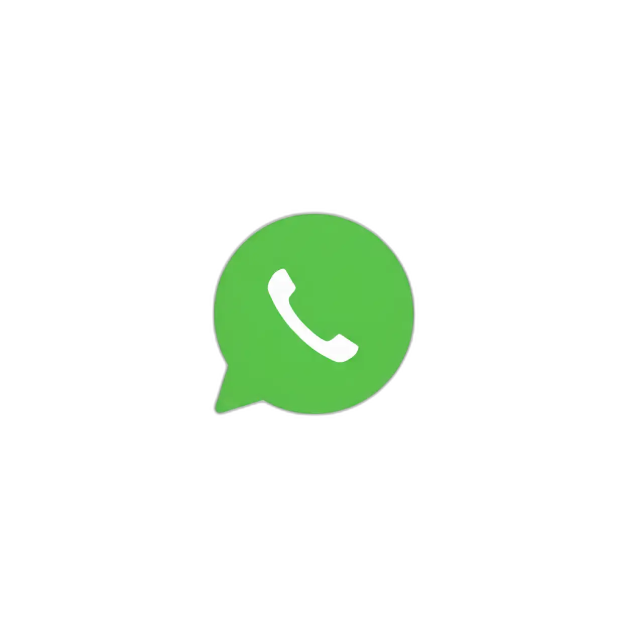 Free Download Whatsapp Png Icon Green Background - High Quality Whatsapp Png Icon PNG Image