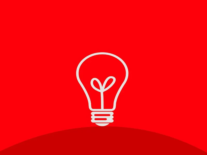 Free Download White Bulb With Red Background - High Quality White Bulb With Red Background Background