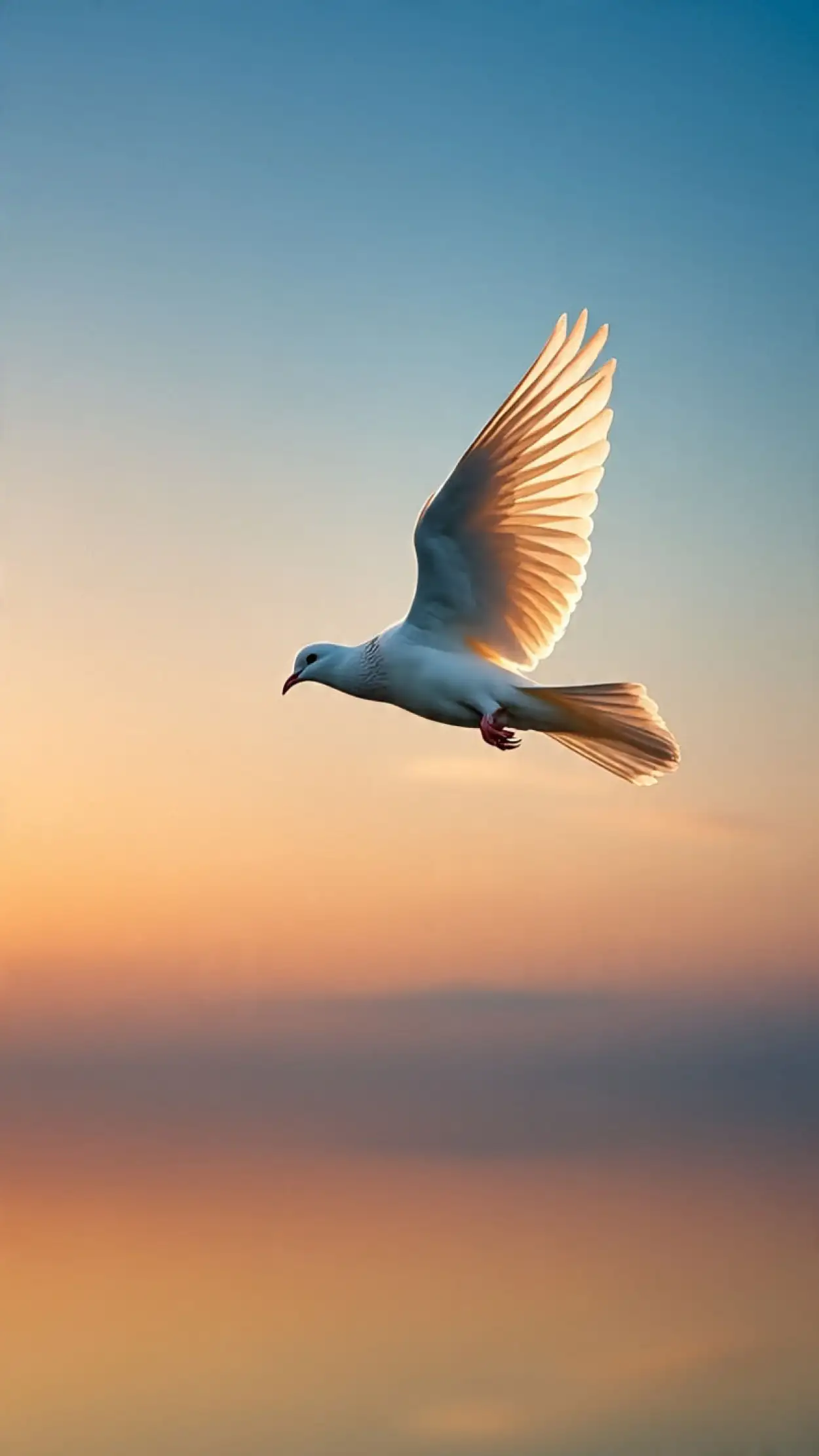 Free Download White Dove Flying In Blue Sky Christmas Design - High Quality White Dove Flying Background