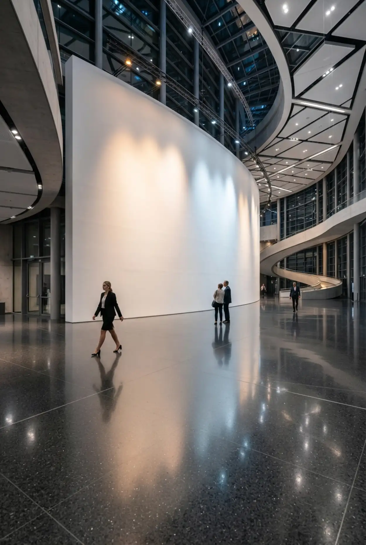 Free Download White Wall Background Exhibition - High Quality White Wall Background Background Image