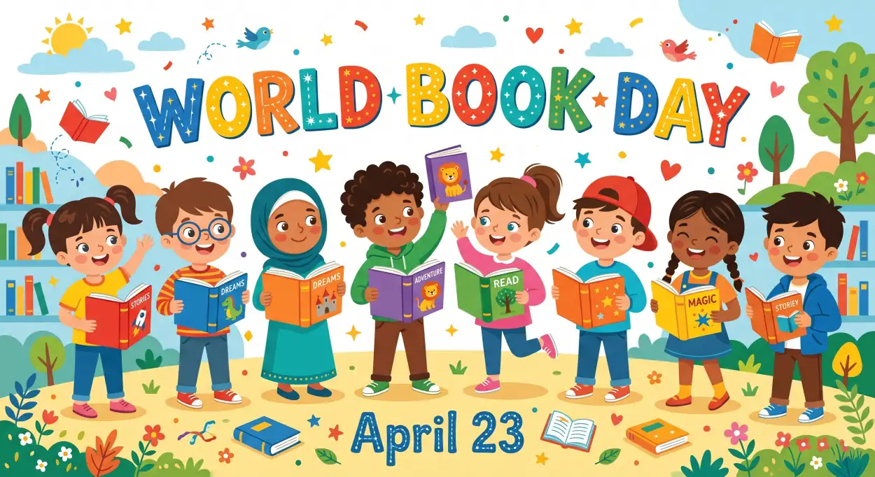 Free Download Why World Book Day Is Celebrated Globally - High Quality World Book Day 2026 Image