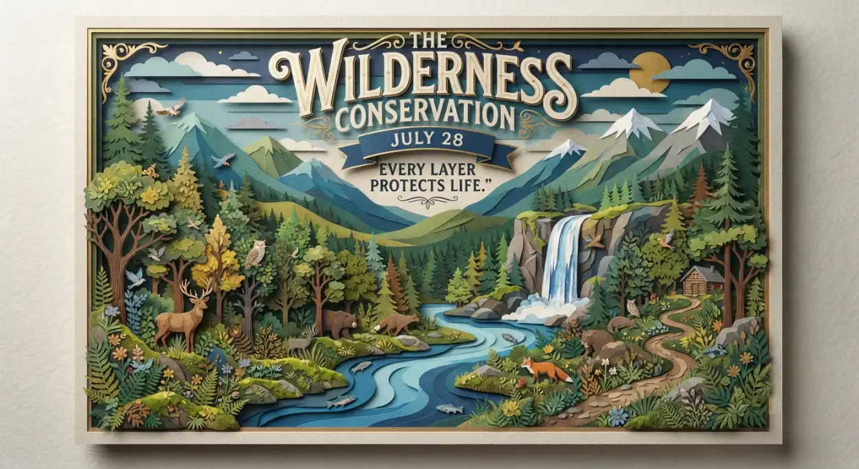 Free Download Wildlife Habitat Conservation Artwork - High Quality World Nature Conservation Day 2026 Image