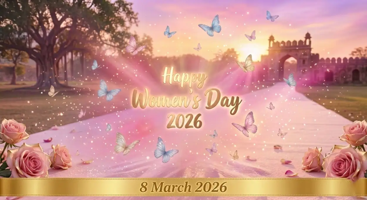 Free Download Womens Day 2026 Celebration Background - High Quality Happy Womens Day 2026 Background Image