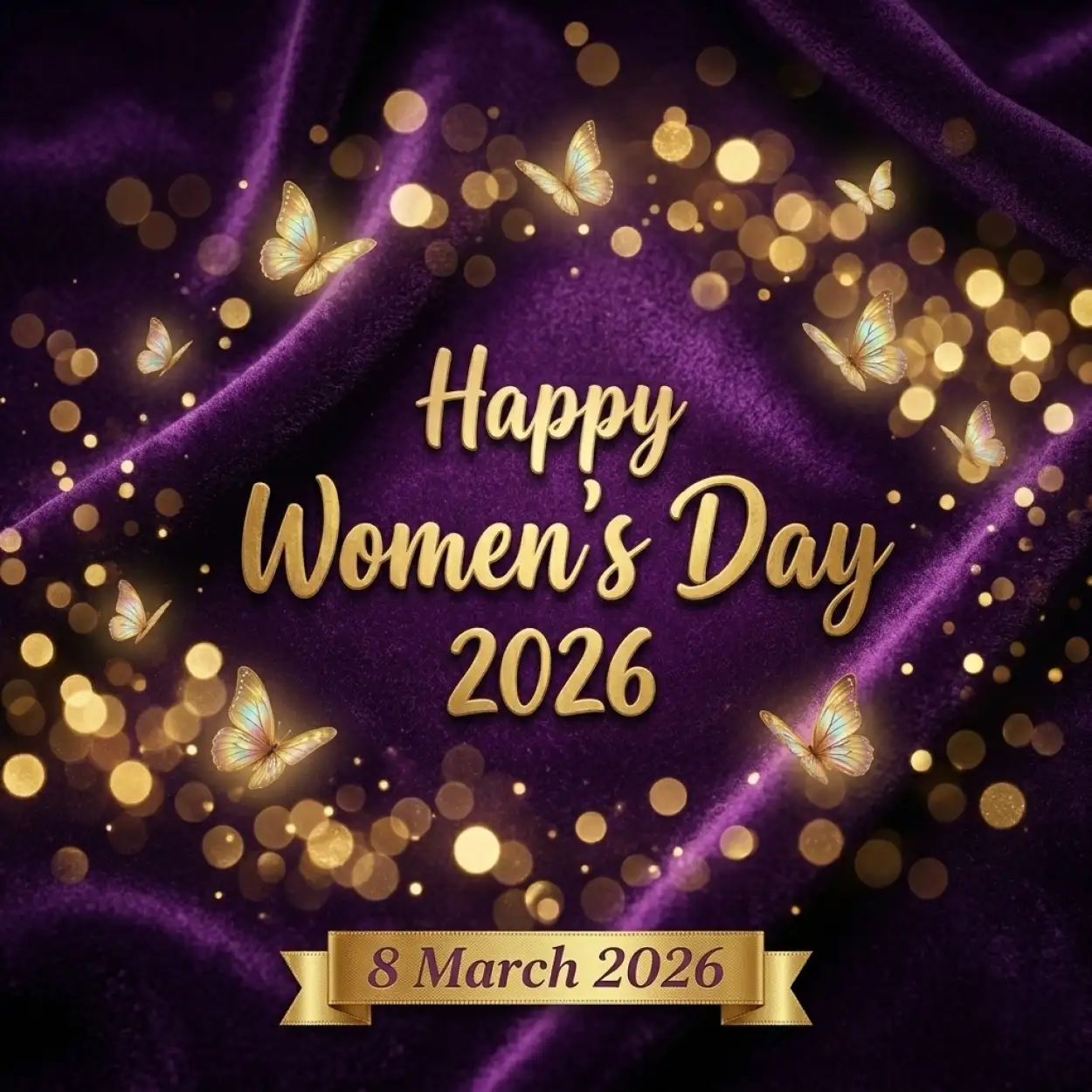 Free Download Womens Day 2026 Celebration Card Design - High Quality Happy Womens Day 2026 Image