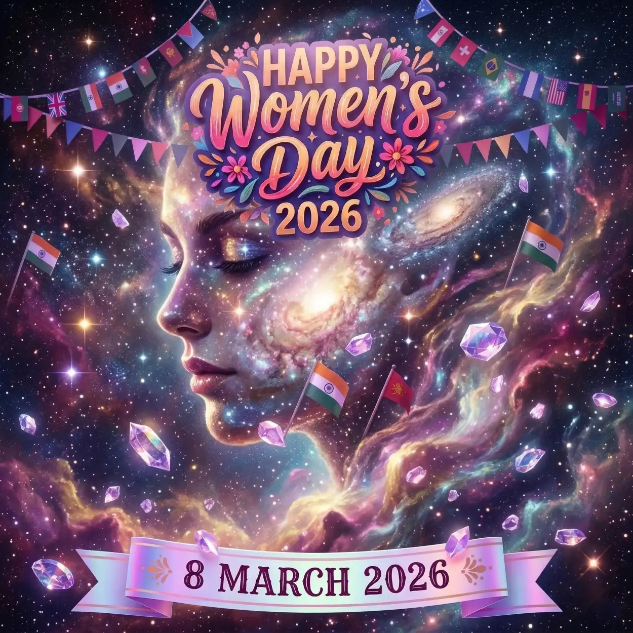 Free Download Womens Day 2026 Celebration Flyer - High Quality Happy Womens Day 2026 Image