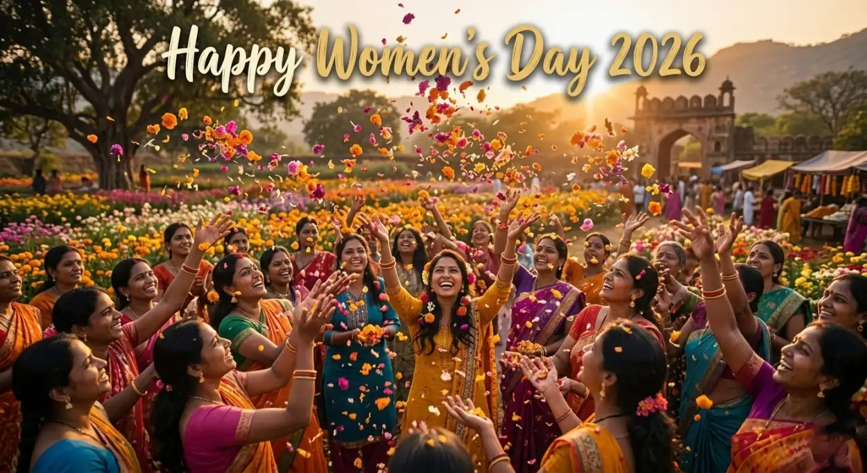 Free Download Womens Day 2026 Facebook Cover Photo - High Quality Happy Womens Day 2026 Image