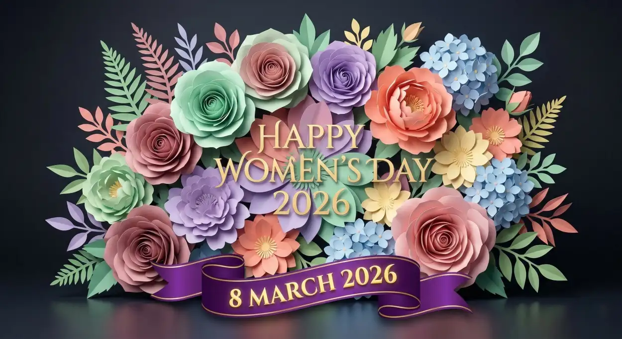 Free Download Womens Day 2026 Greeting Background Hd - High Quality Happy Womens Day 2026 Background Image