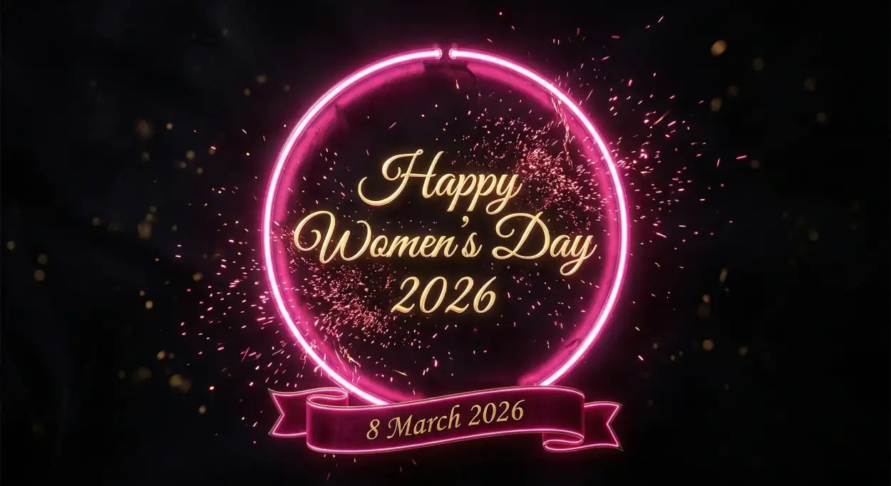 Free Download Womens Day 2026 Greeting Design Hd - High Quality Happy Womens Day 2026 Image