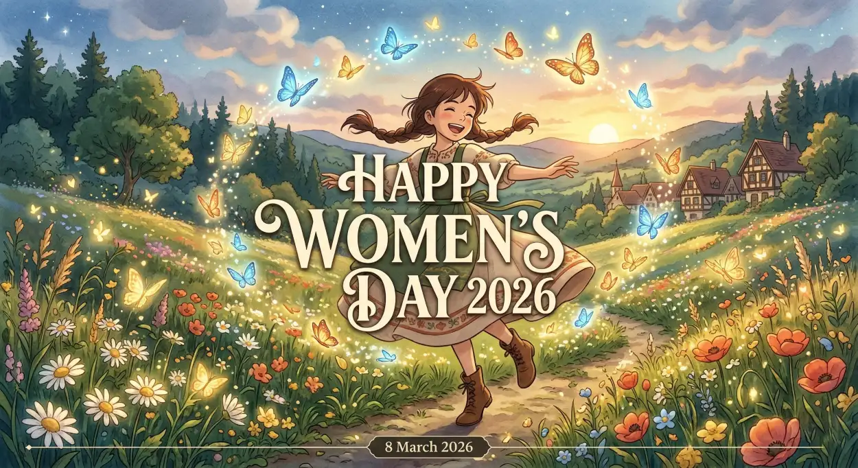 Free Download Womens Day 2026 Greeting Poster Hd - High Quality Happy Womens Day 2026 Image
