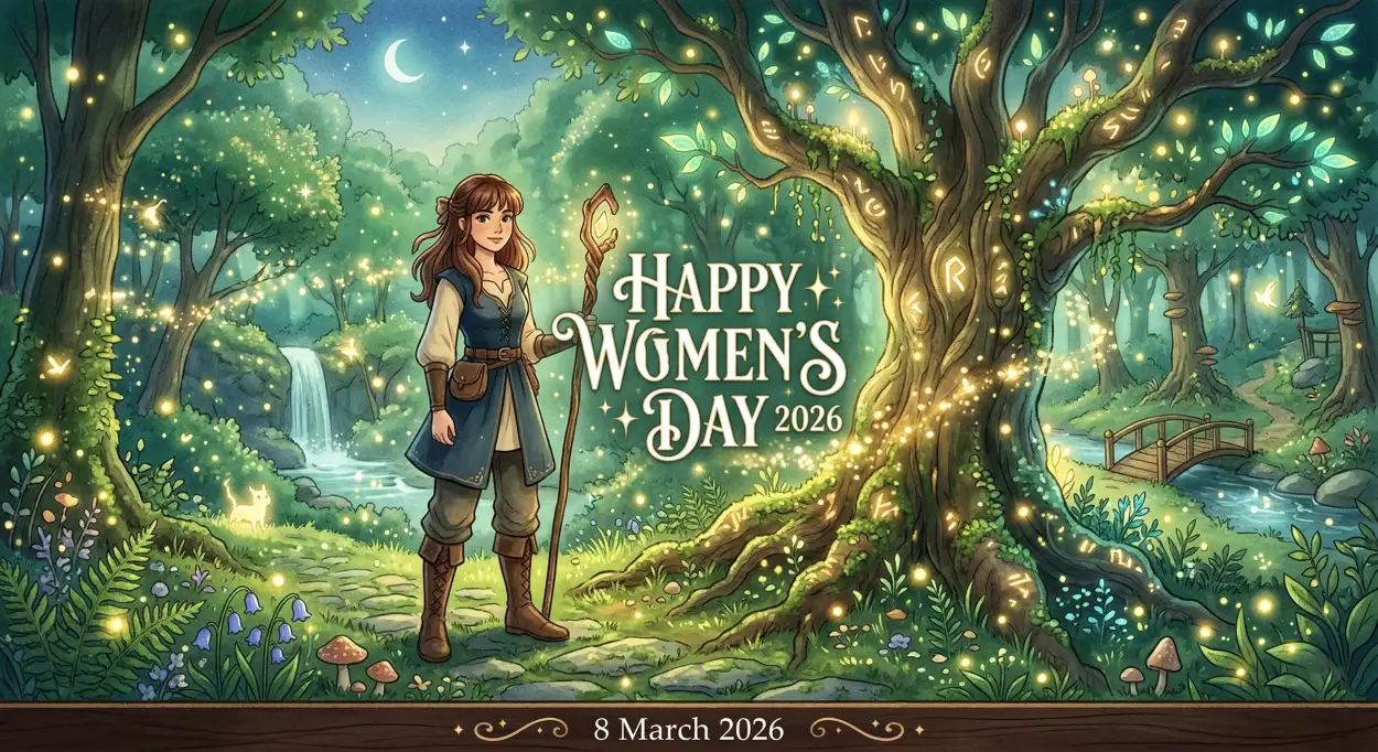 Free Download Womens Day 2026 Greeting Wallpaper - High Quality Happy Womens Day 2026 Image