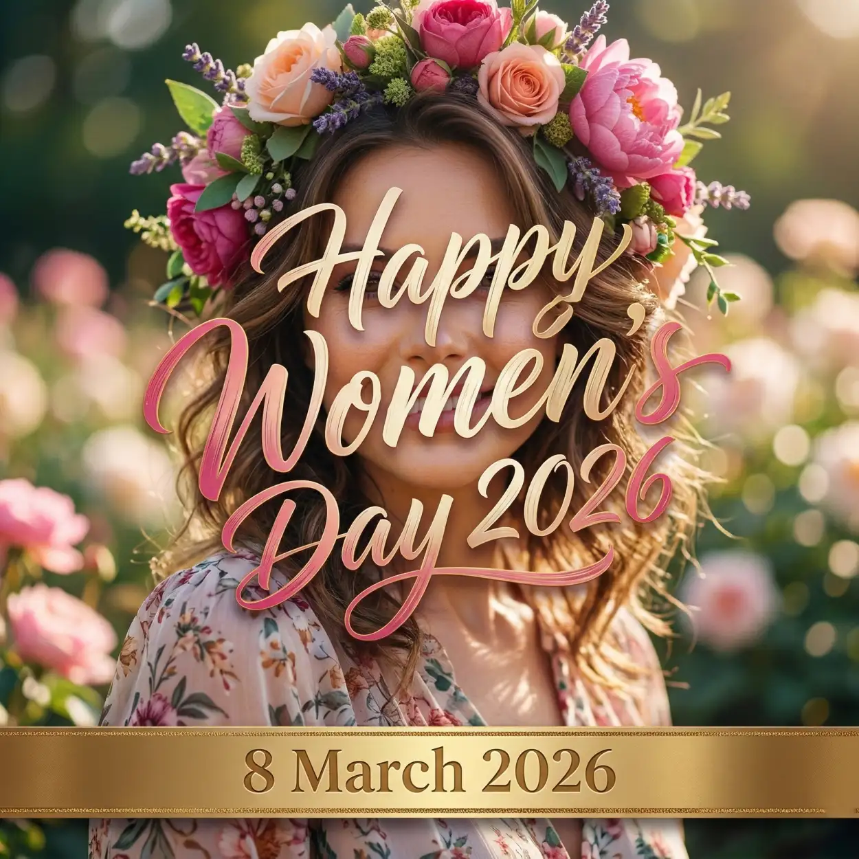 Free Download Womens Day 2026 Premium Banner Design - High Quality Happy Womens Day 2026 Image