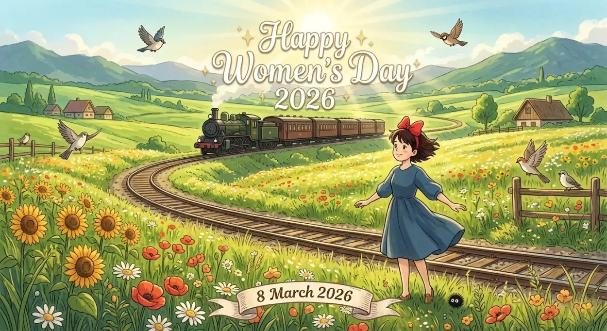 Free Download Womens Day 2026 Wishes Poster - High Quality Happy Womens Day 2026 Image