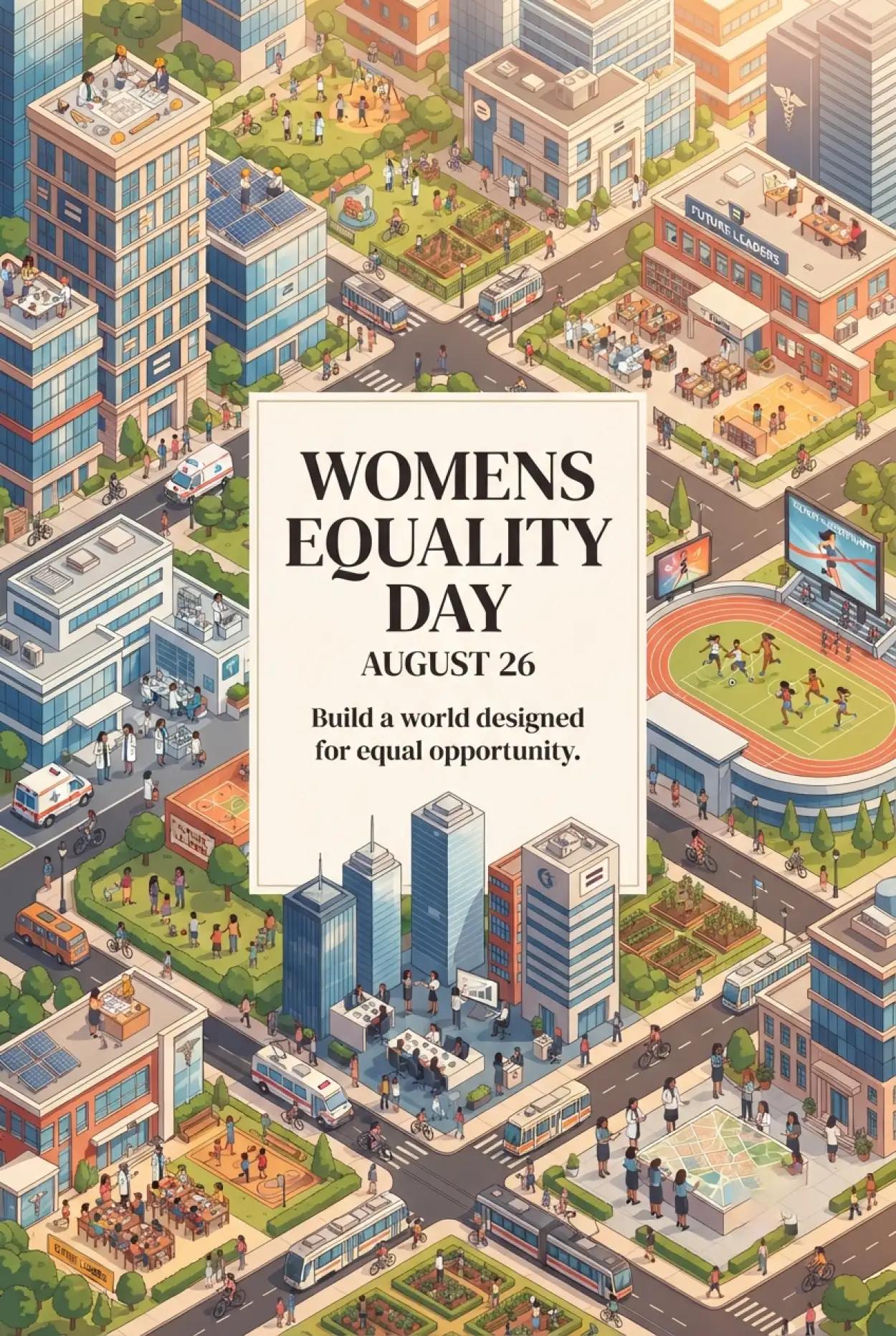 Free Download Womens Equality Day 2026 Business Post - High Quality American Womens Equality Day 2026 Image