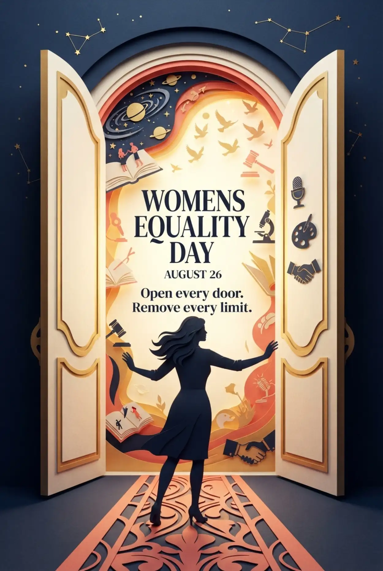 Free Download Womens Equality Day 2026 Card - High Quality American Womens Equality Day 2026 Image