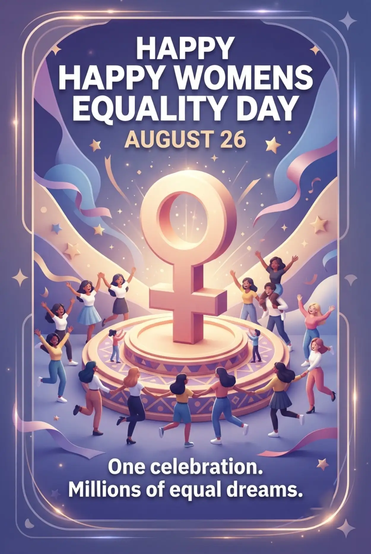 Free Download Womens Equality Day 2026 Vector - High Quality American Womens Equality Day 2026 Image