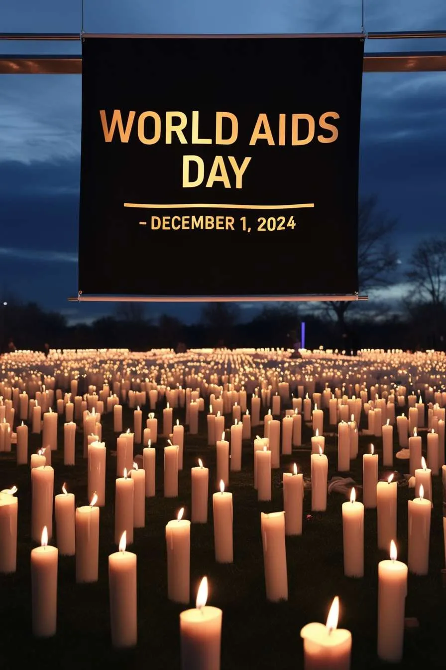 Free Download World Aids Day 2024 Event Flyer Images - High Quality World AIDS Day Background