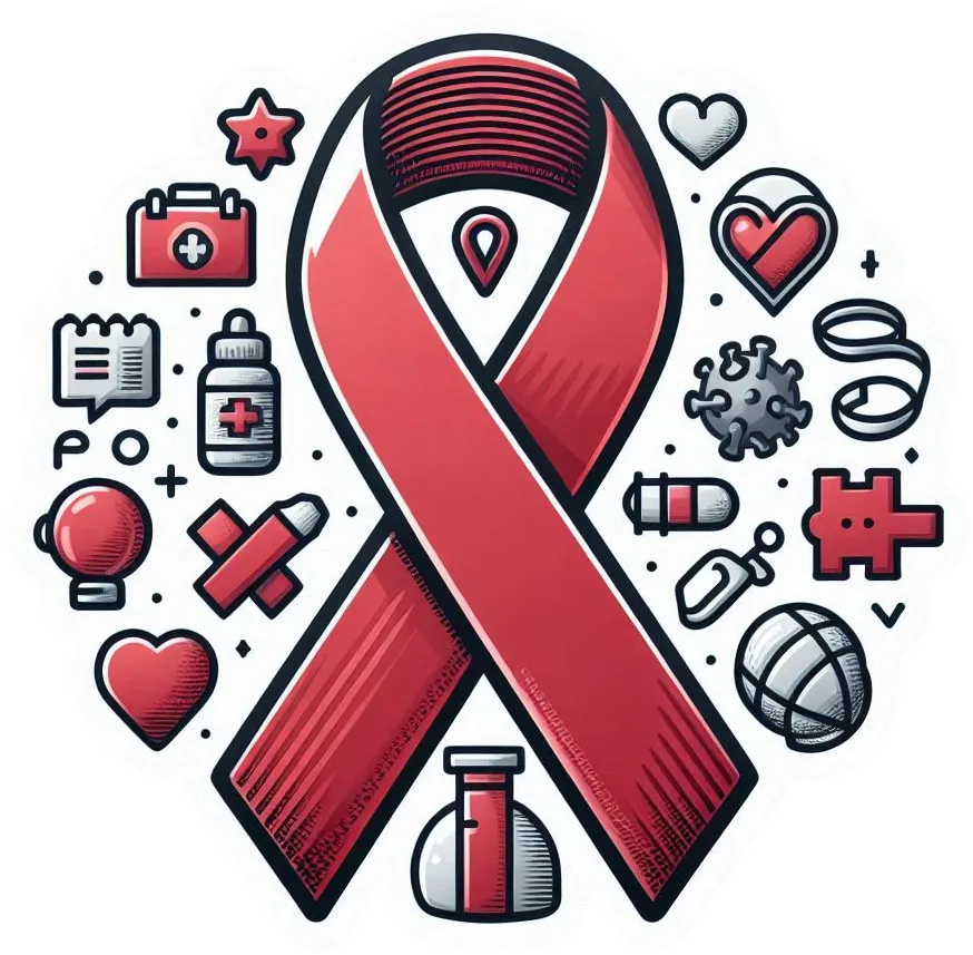 Free Download World Aids Day Png For Healthcare Campaigns - High Quality World AIDS Day PNG Image