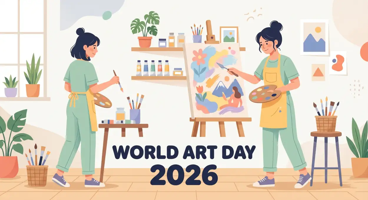 Free Download World Art Day 2026 Instagram Post Ideas 2 - High Quality World Art Day 2026 Wishes Image