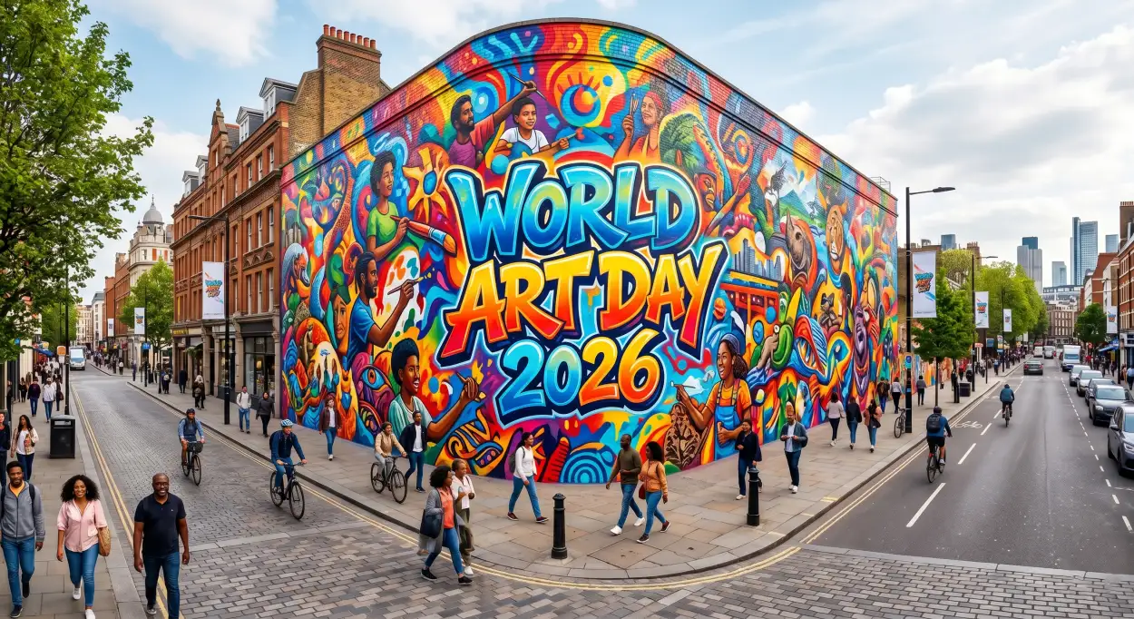 Free Download World Art Day Facts 2026 2 - High Quality World Art Day 2026 Wishes Image