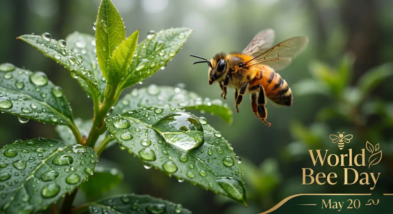 Free Download World Bee Day 2026 Facebook Cover Images - High Quality World Bee Day 2026 Image