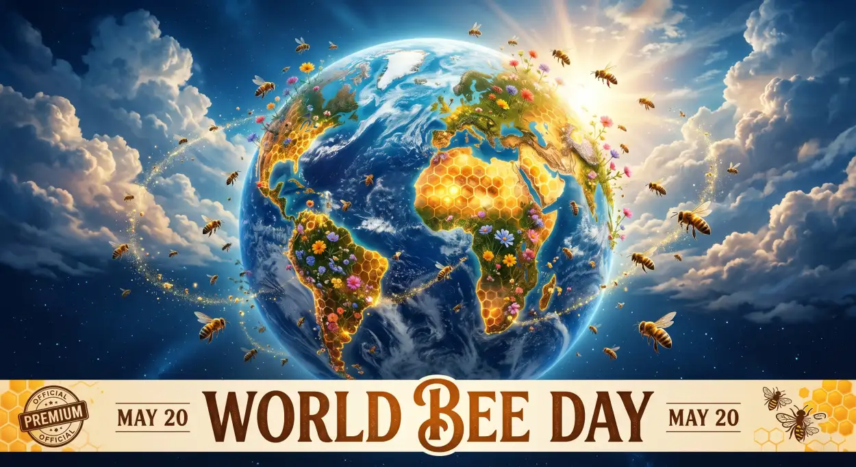 Free Download World Bee Day 2026 Free Download - High Quality World Bee Day 2026 Image