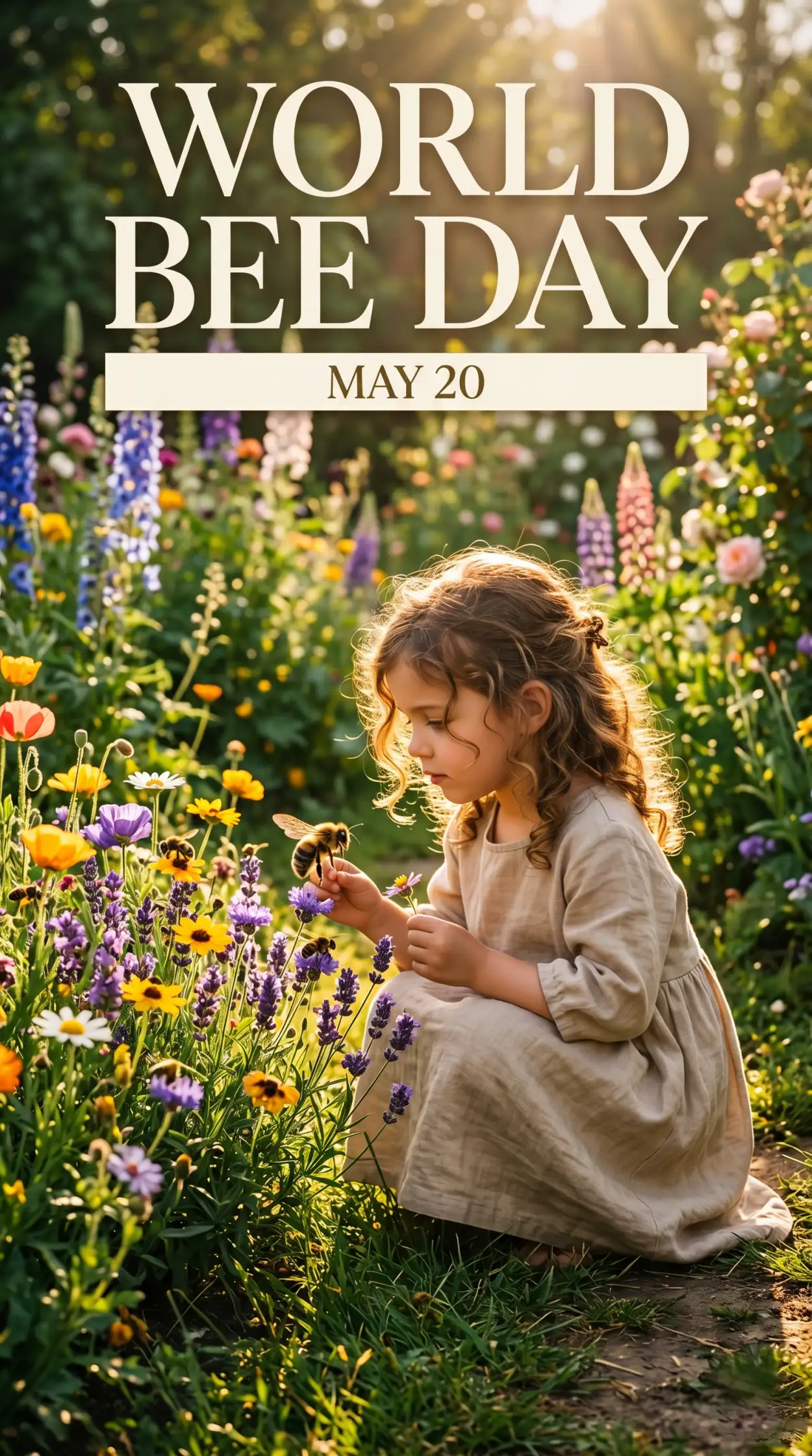 Free Download World Bee Day 2026 Pinterest Pin Ideas - High Quality World Bee Day 2026 Image