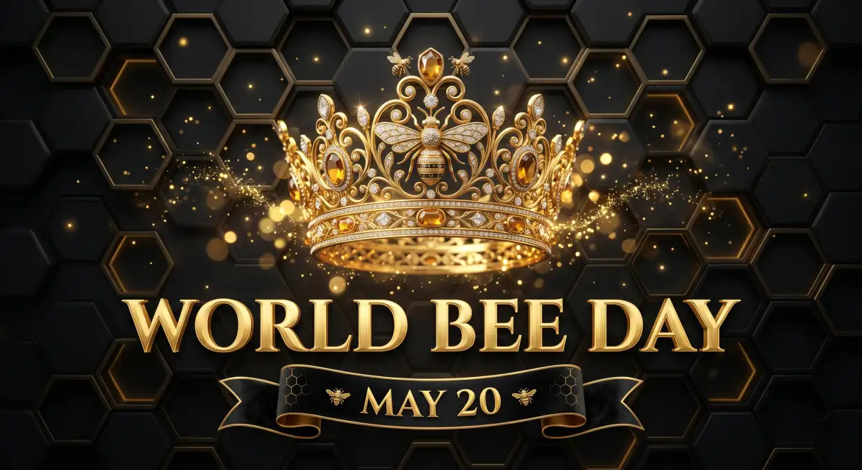 Free Download World Bee Day 2026 Social Media Post - High Quality World Bee Day 2026 Image