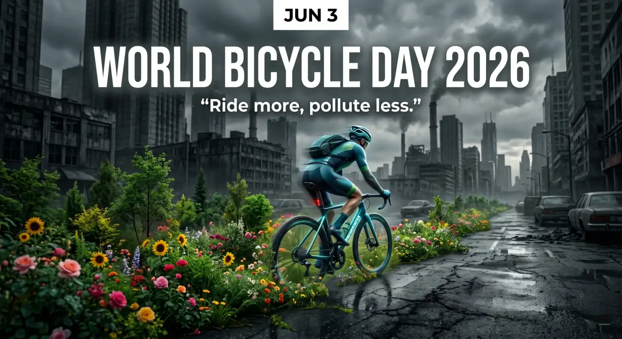 Free Download World Bicycle Day 2026 Awareness Campaign - High Quality World Bicycle Day 2026 Image