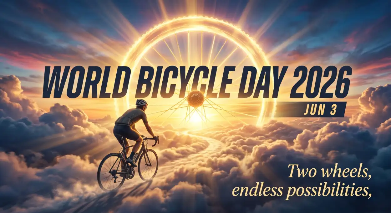 Free Download World Bicycle Day 2026 Awareness Social Media Graphics - High Quality World Bicycle Day 2026 Image