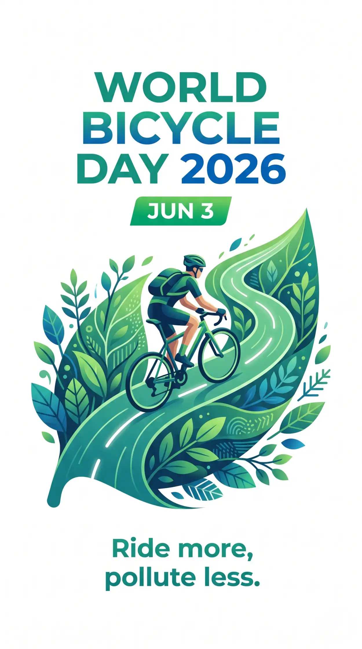 Free Download World Bicycle Day 2026 Cycling Event Ideas - High Quality World Bicycle Day 2026 Image