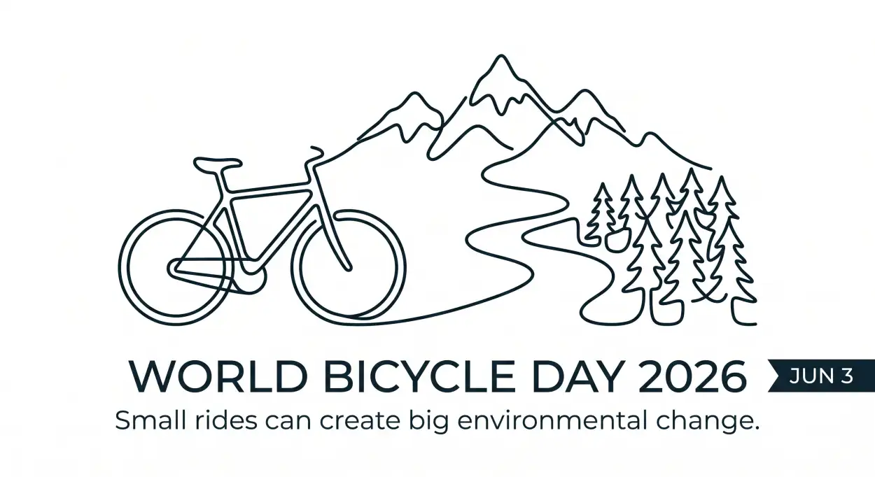 Free Download World Bicycle Day 2026 Drawing Ideas - High Quality World Bicycle Day 2026 Image