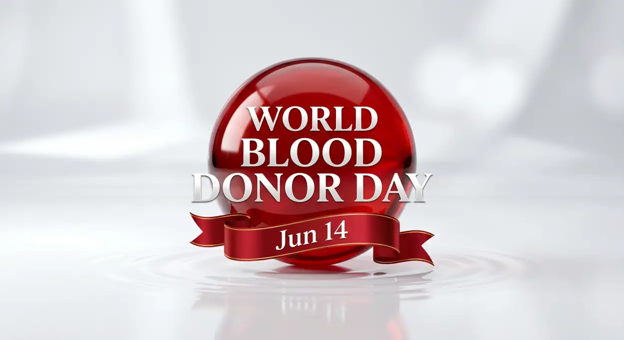 Free Download World Blood Donor Day 2026 Awareness Campaign - High Quality World Blood Donor Day 2026 Image