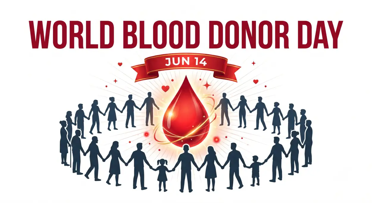 Free Download World Blood Donor Day 2026 Blood Awareness Infographic - High Quality World Blood Donor Day 2026 Image